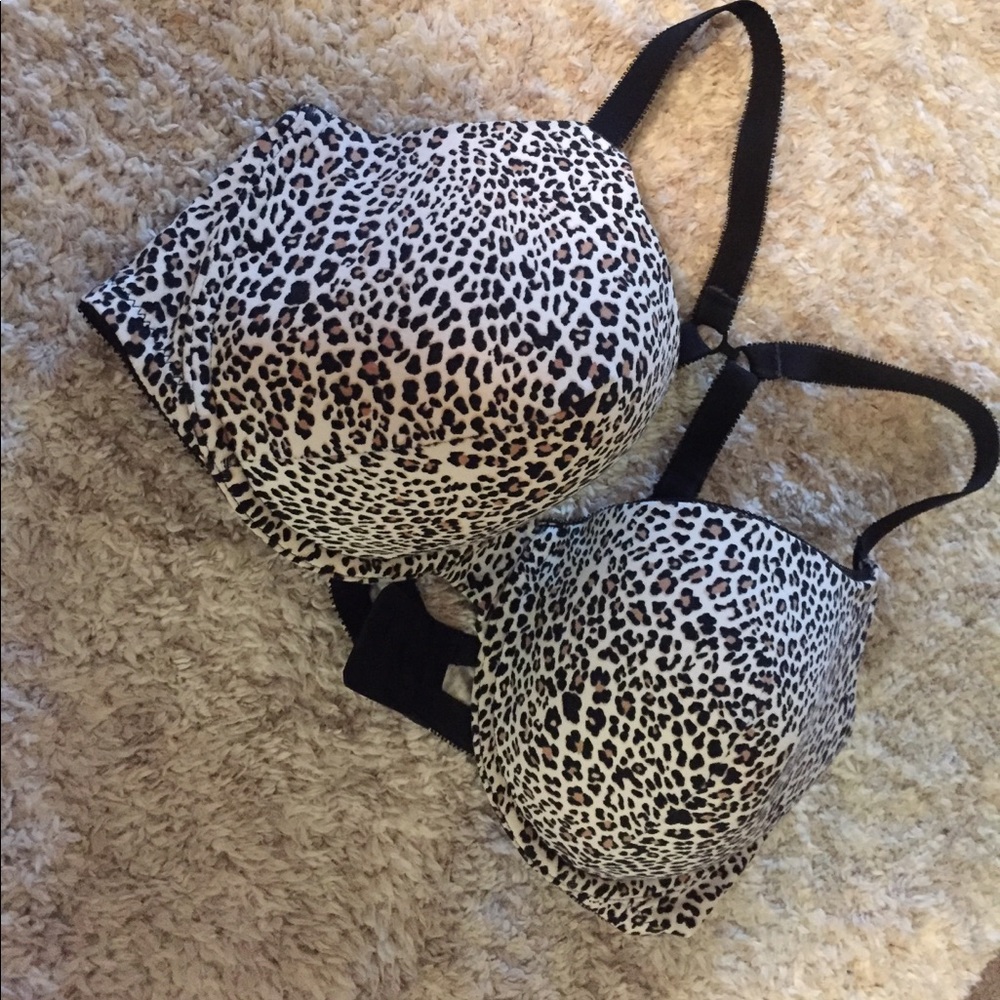 Leopard print bra